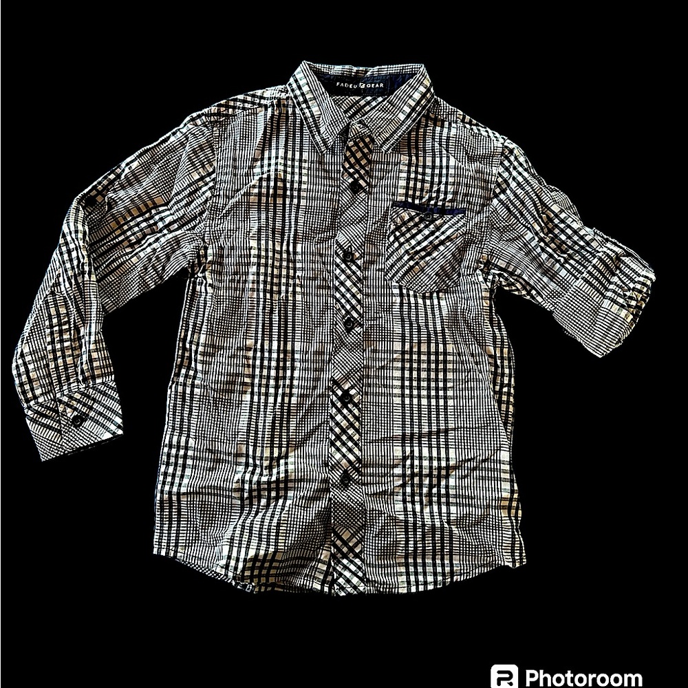 Faded Gear Plaid Button Up shirt
